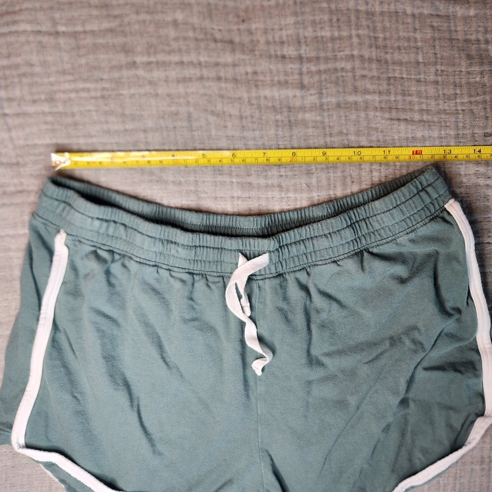 Aeropostale Tomboy retro short MWomen's Teal Shorts with White Trim loungewear - Picture 6 of 12